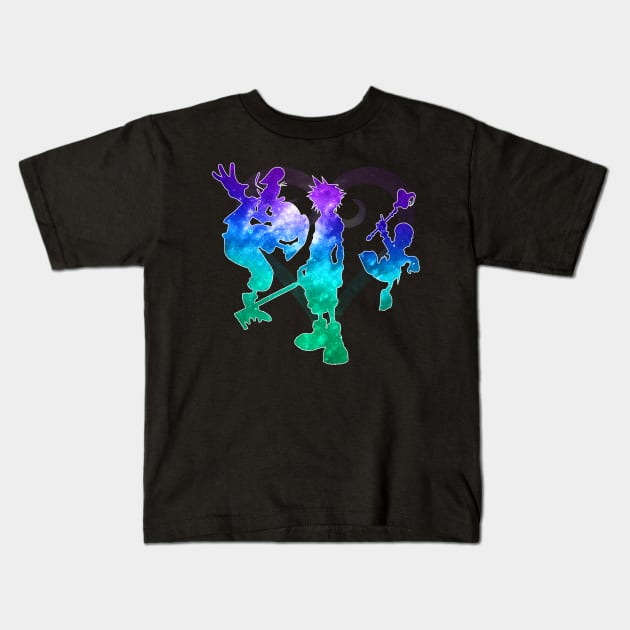 The power of the trio Kids T-Shirt by amiartee